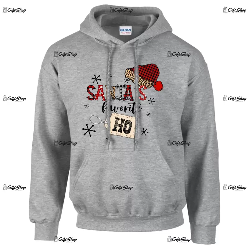 Santa`s favorite, hanorac cu mesaj